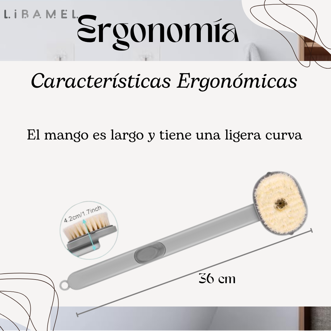 Unidad Extra Cepillo de Ducha Ergonómico - AquaCare ™