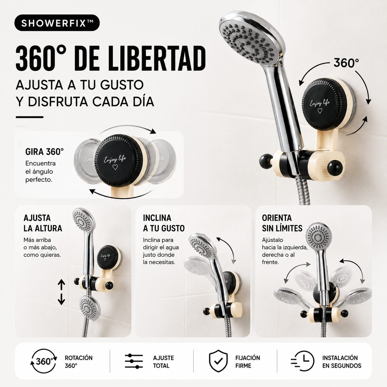 SOPORTE CABEZAL DUCHA
