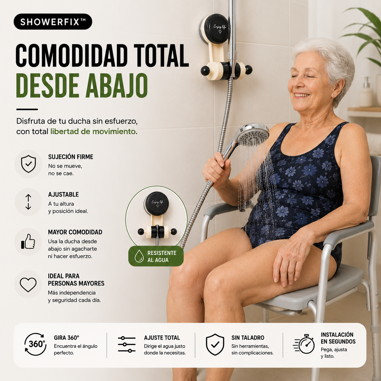 SOPORTE CABEZAL DUCHA